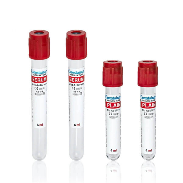 Tube sous vide sec 4ml Boite de 100